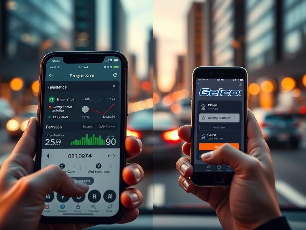 Progressive vs Geico telematics programs